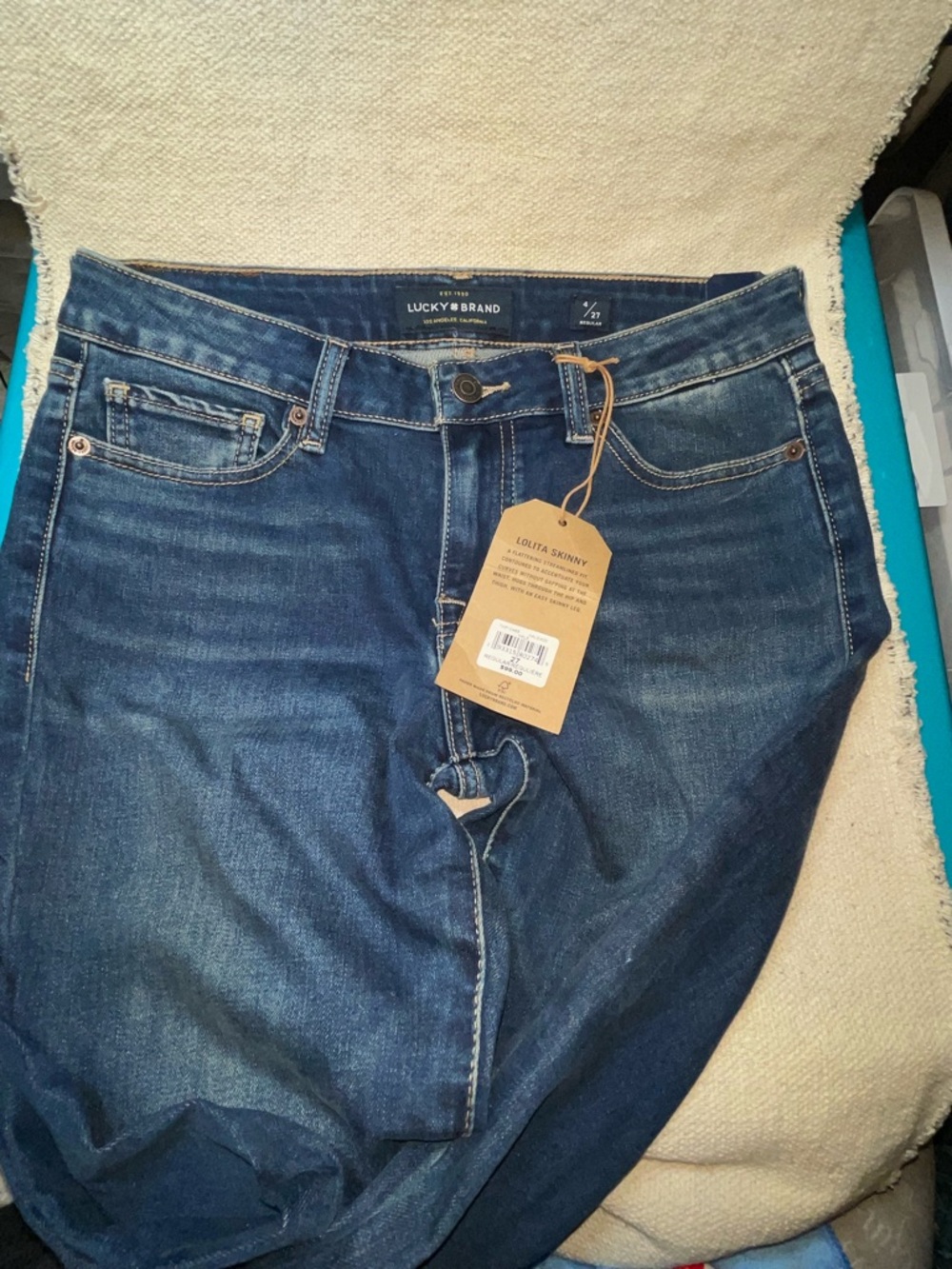 Lucky Brand Jeans Lolita Skinny 4/27 New - Picture 2 of 5